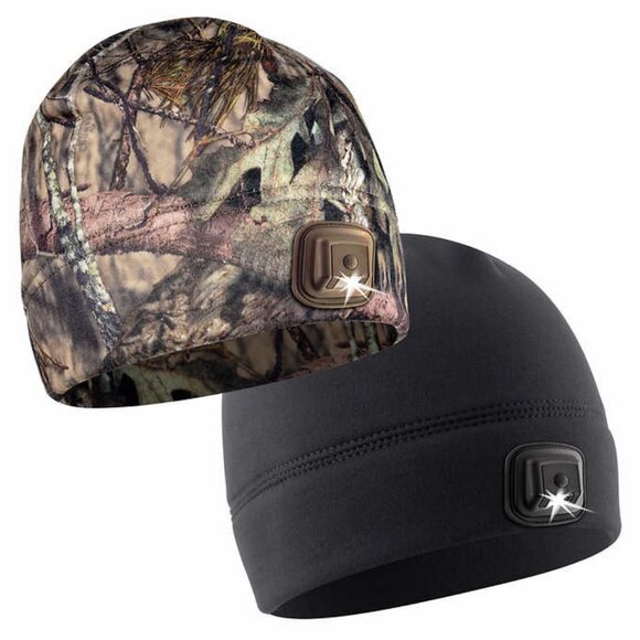 NIB 2-Pack Panther Vision POWERCAP 3.0 Unisex Beanie with 80 Lumens Headlamp - Picture 1 of 16
